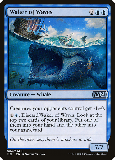 Waker of Waves Magic: The Gathering trading card