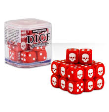 Warhammer 40,000 Dice Red