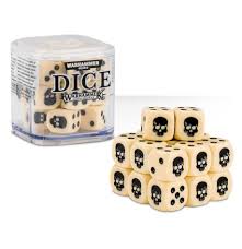 Warhammer 40,000 Dice White