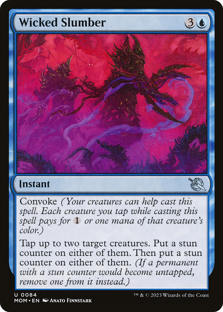 Wicked Slumber Magic: The Gathering trading card