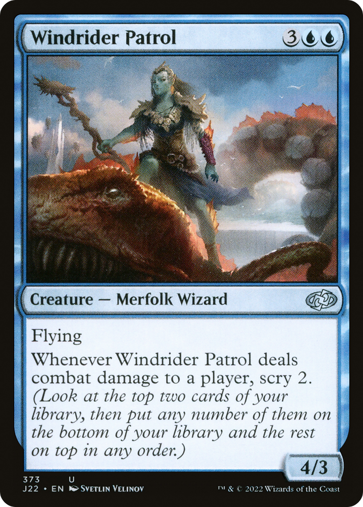 Windrider Patrol Magic: The Gathering trading card