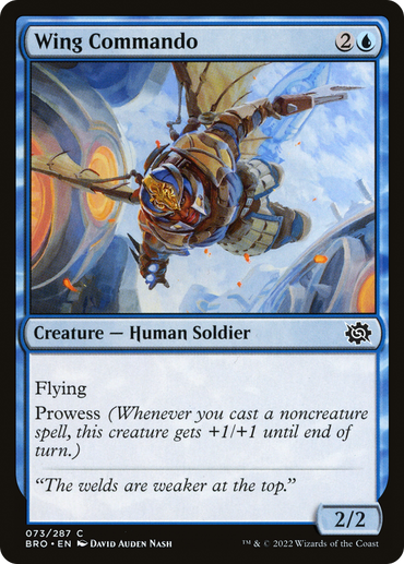 Wing Commando Magic: The Gathering trading card