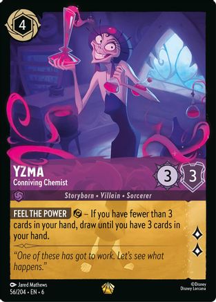 Yzma Conniving Chemist Disney Lorcana trading card