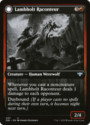Lambholt Raconteur (DBL-434) - Innistrad: Double Feature: (Double Faced Transform) Foil