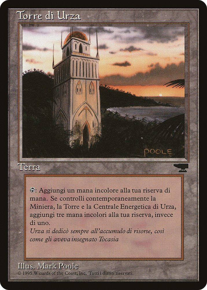 Urza's Tower (Forest) (Italian) - "Torre di Urza" (REN-183) - Rinascimento