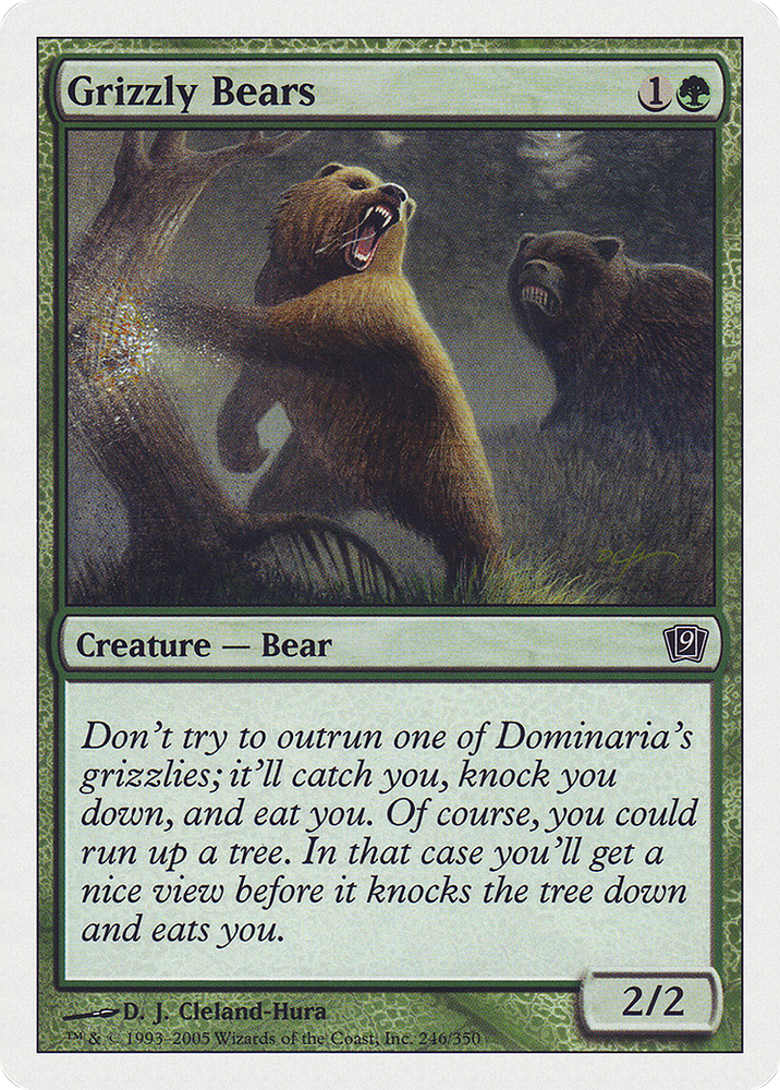 Grizzly Bears (9ED-246) - Ninth Edition