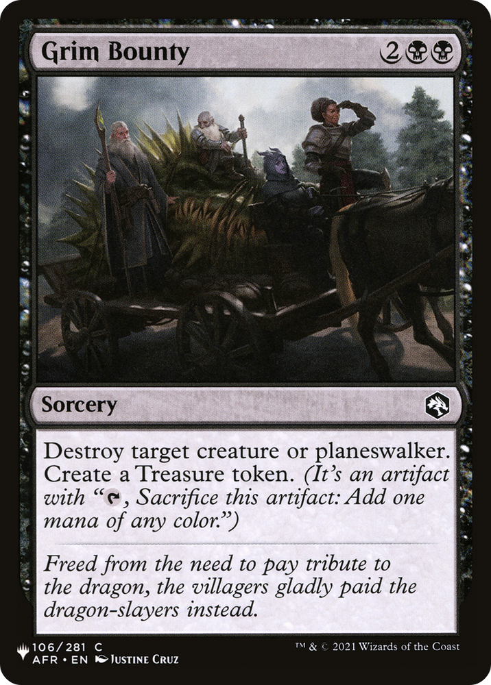 Grim Bounty (LIST-AFR-106) - The List