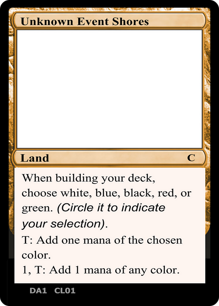 Unknown Event Shores (UNK-CL01B) - Unknown Event