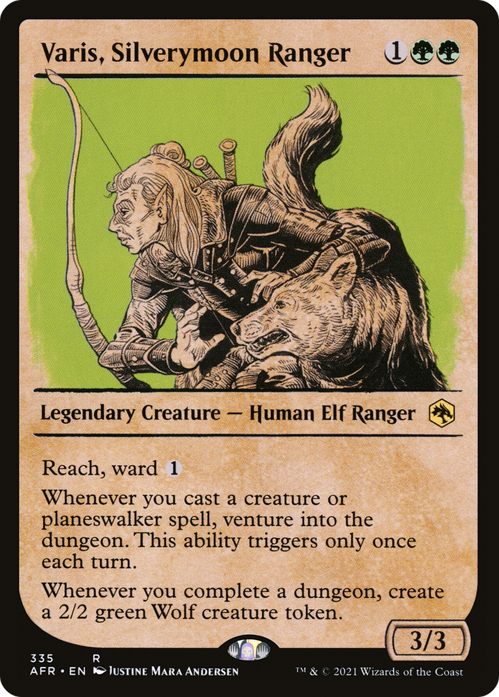 Varis, Silverymoon Ranger (Showcase) (AFR-335) - Adventures in the Forgotten Realms: (Showcase)