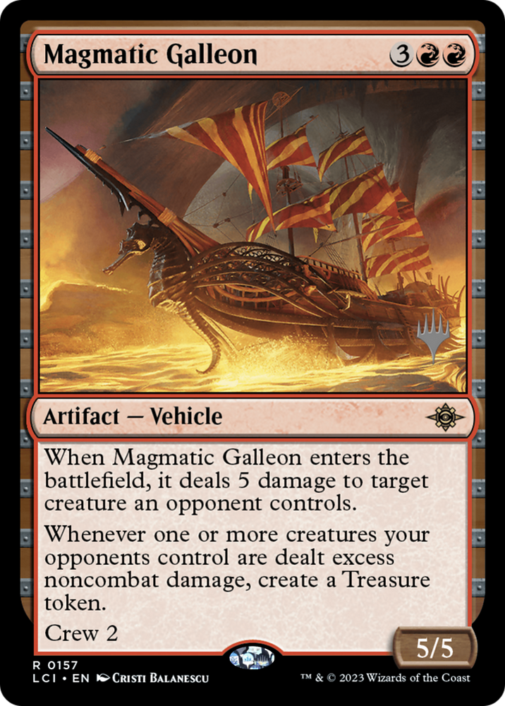 Magmatic Galleon (PPLCI-157) - The Lost Caverns of Ixalan Promos Foil