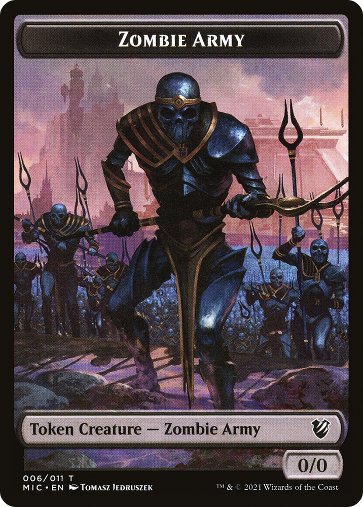 Zombie Army (TMIC-006) - Midnight Hunt Commander Tokens
