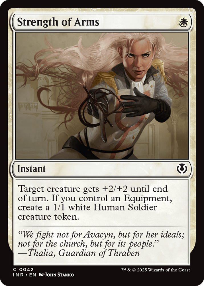 Strength of Arms (INR-042) - Innistrad Remastered Foil