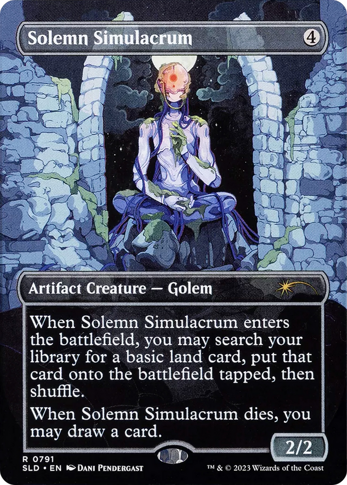 Solemn Simulacrum (0791) (SLD-791) - Secret Lair Drop (Borderless)