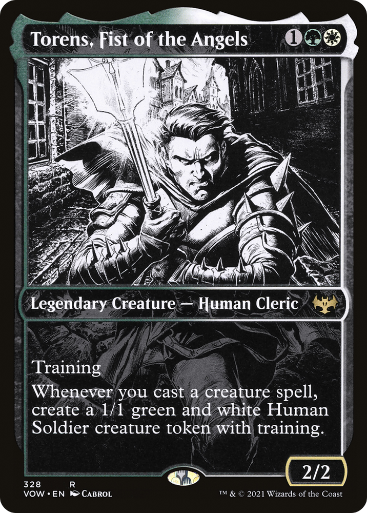 Torens, Fist of the Angels (Showcase) (VOW-328) - Innistrad: Crimson Vow: (Showcase) Foil