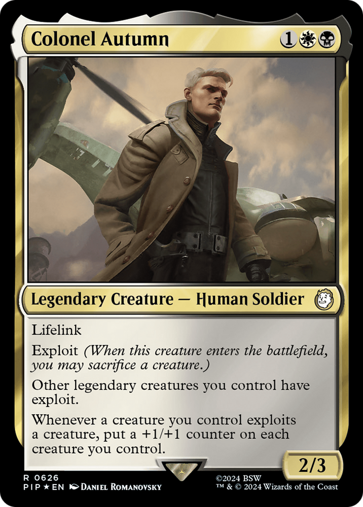 Colonel Autumn (Surge Foil) (PIP-626) - Fallout Foil