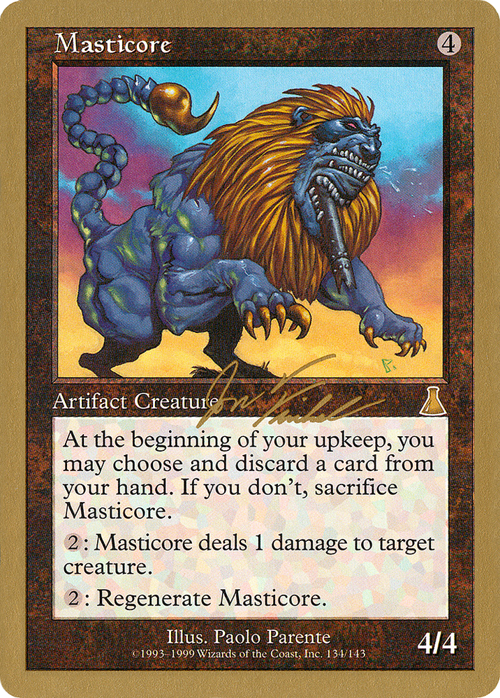 Masticore - 2000 Jon Finkel (UDS) (WCD-) - World Championship Decks 2000
