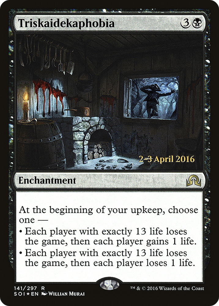 Triskaidekaphobia (PRE-141) - Shadows over Innistrad Promos Foil