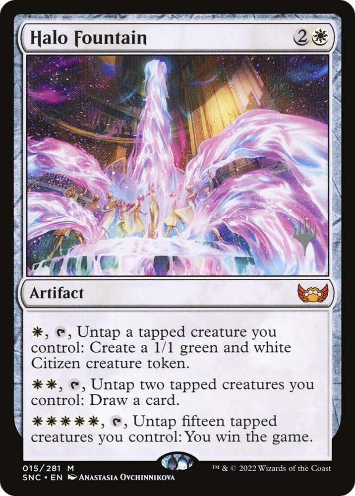 Halo Fountain (PPSNC-15P) - Streets of New Capenna Promos Foil