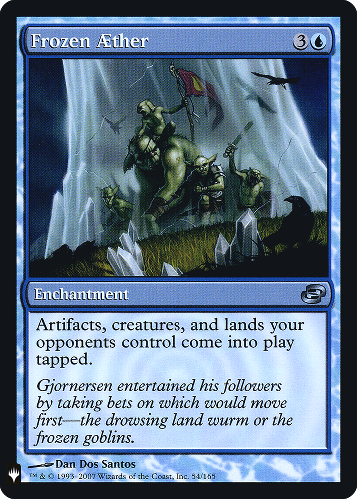 Frozen Aether (LIST-PLC-54) - The List: (colorshifted) Foil