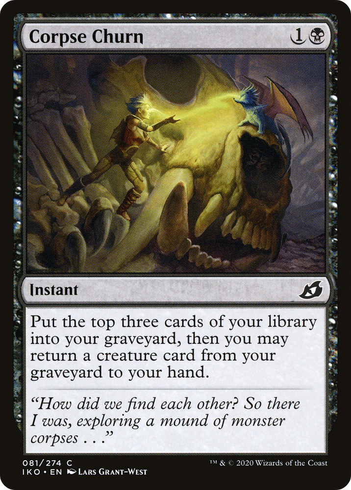 Corpse Churn (IKO-081) - Ikoria: Lair of Behemoths Foil