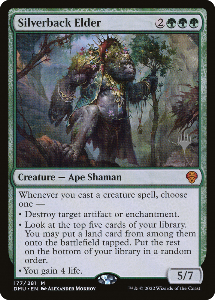 Silverback Elder (PPDMU-177P) - Dominaria United Promos Foil