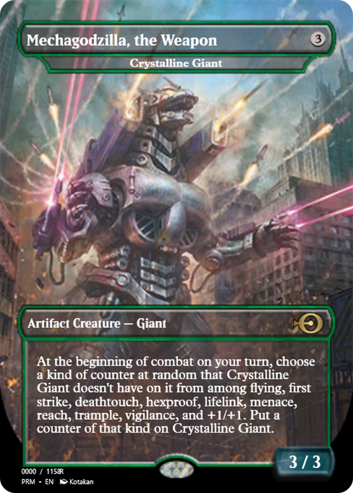 Crystalline Giant (PRM-80937) - Magic Online Promos / Mechagodzilla, the Weapon Foil