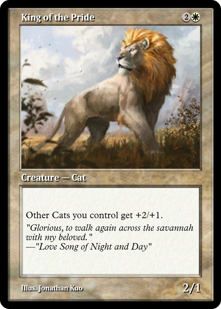 King of the Pride (PRM-91225) - Magic Online Promos