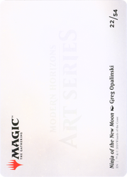 Ninja of the New Moon // Ninja of the New Moon (AMH1-022) - Modern Horizons Art Series (Borderless)