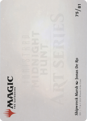 Shipwreck Marsh // Shipwreck Marsh (AMID-075) - Midnight Hunt Art Series (Borderless) Foil