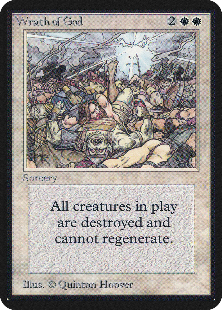 Wrath of God (LEA-) - Limited Edition Alpha