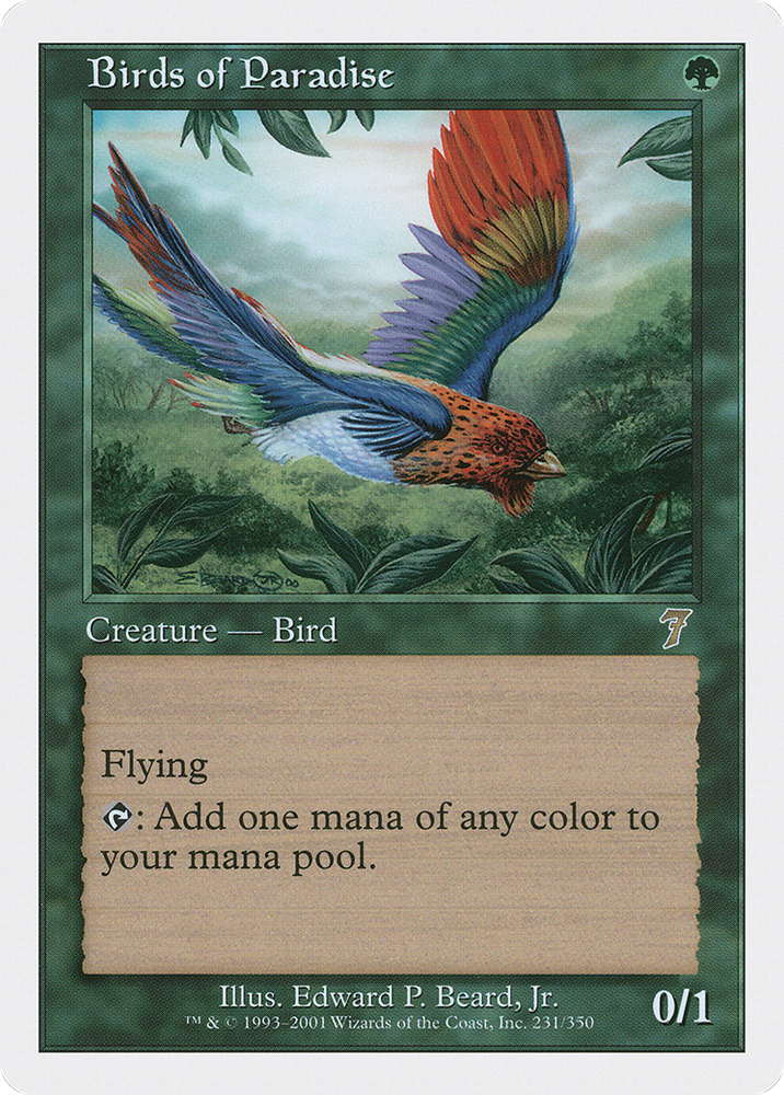 Birds of Paradise (7ED-231) - Seventh Edition