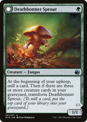 Deathbonnet Sprout (MID-181) - Innistrad: Midnight Hunt: (Double Faced Transform)