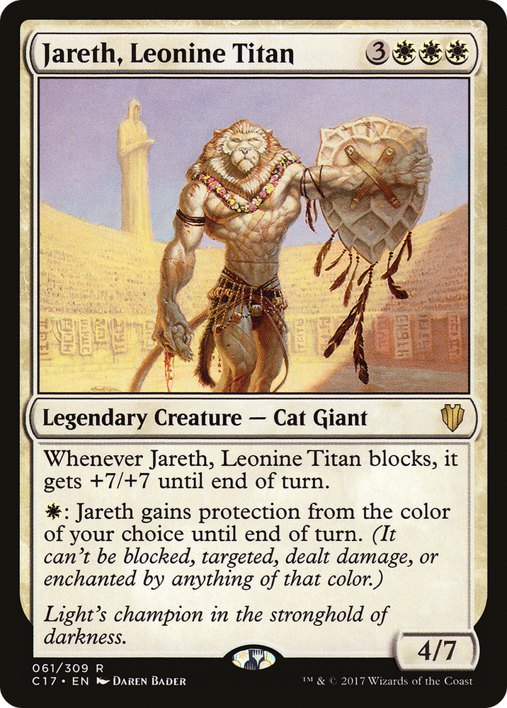 Jareth, Leonine Titan (C17-061) - Commander 2017