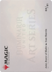 Astor, Bearer of Blades // Astor, Bearer of Blades (ADMU-068) - Dominaria United Art Series (Borderless) Foil
