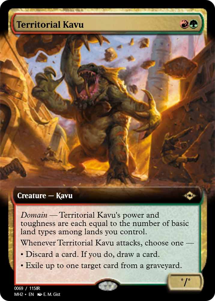 Territorial Kavu (PRM-91339) - Magic Online Promos Foil
