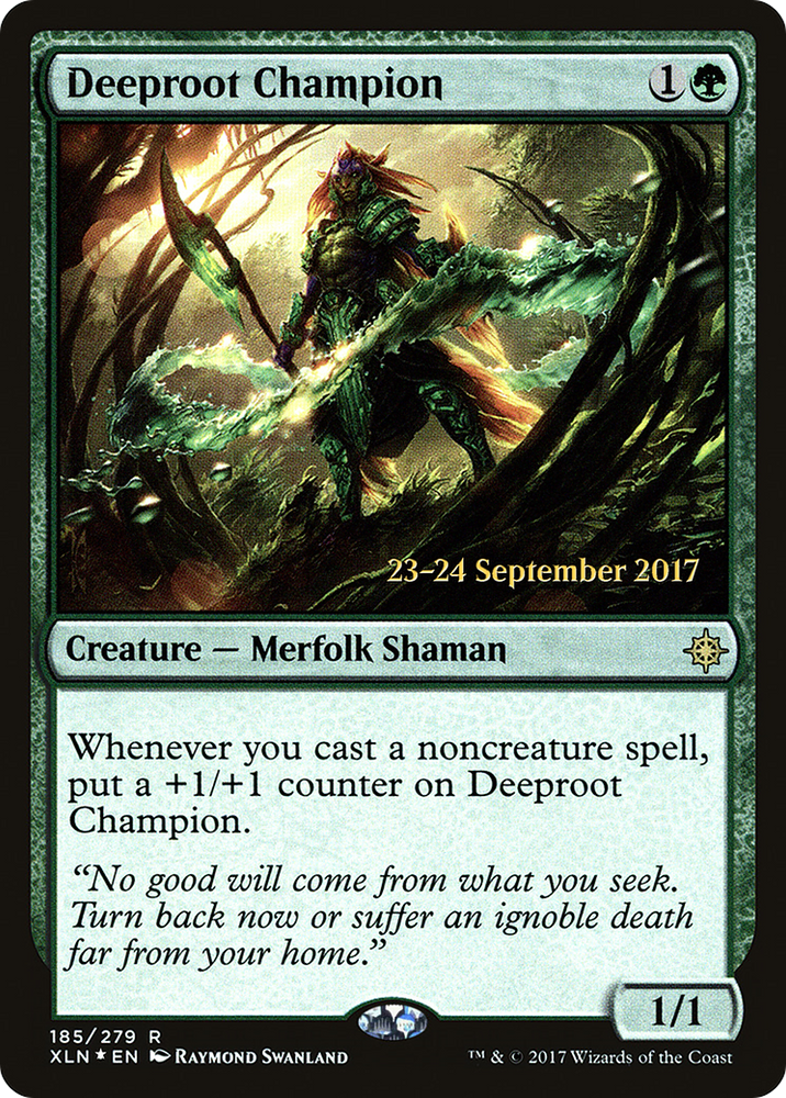 Deeproot Champion (PRE-185) - Ixalan Promos Foil