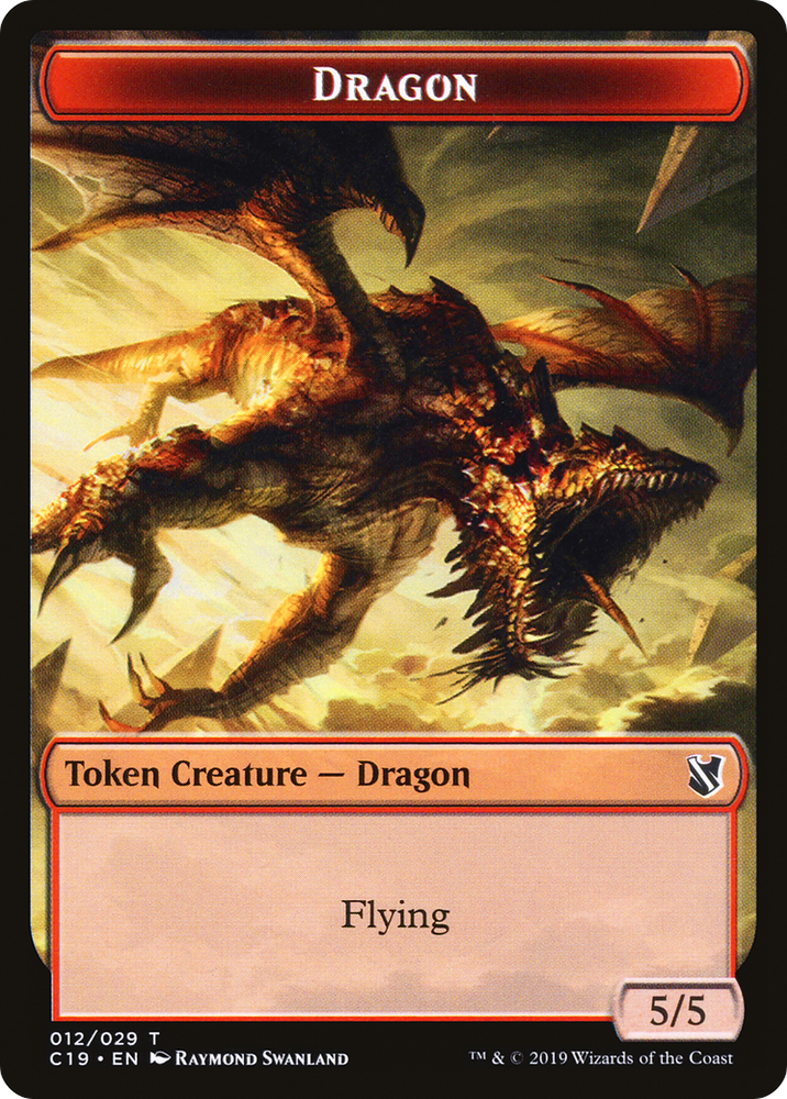 Dragon (TC19-012) - Commander 2019 Tokens