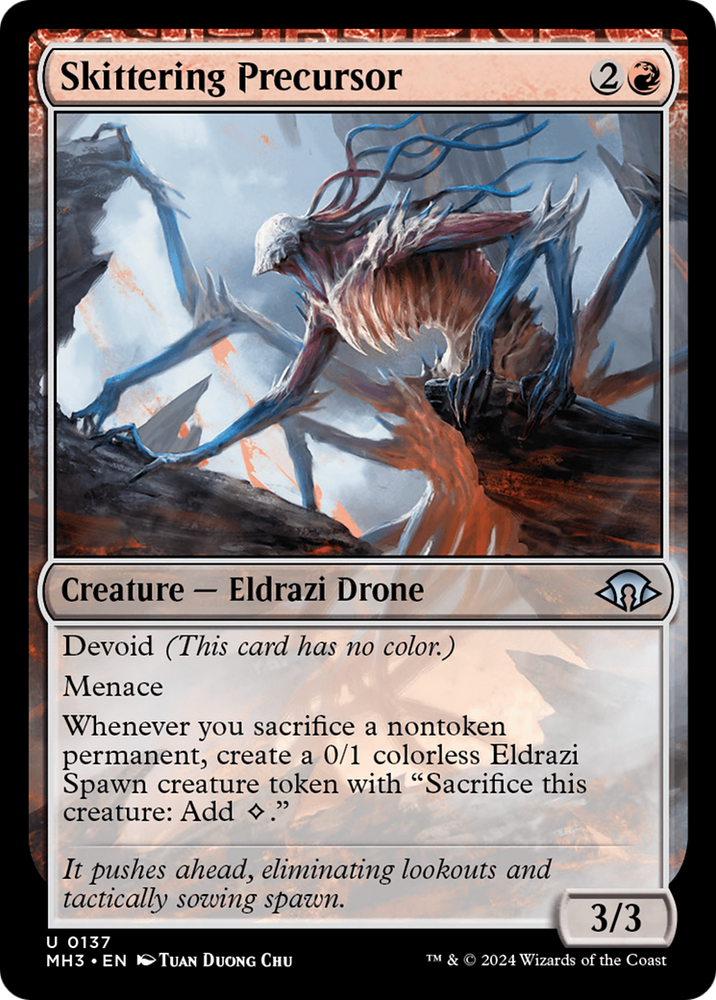 Skittering Precursor (MH3-137) - Modern Horizons 3: (devoid) Foil