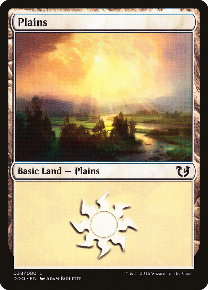 Plains (038) (DDQ-038) - Duel Decks: Blessed vs. Cursed