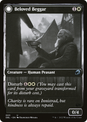 Beloved Beggar (DBL-003) - Innistrad: Double Feature: (Double Faced Transform)