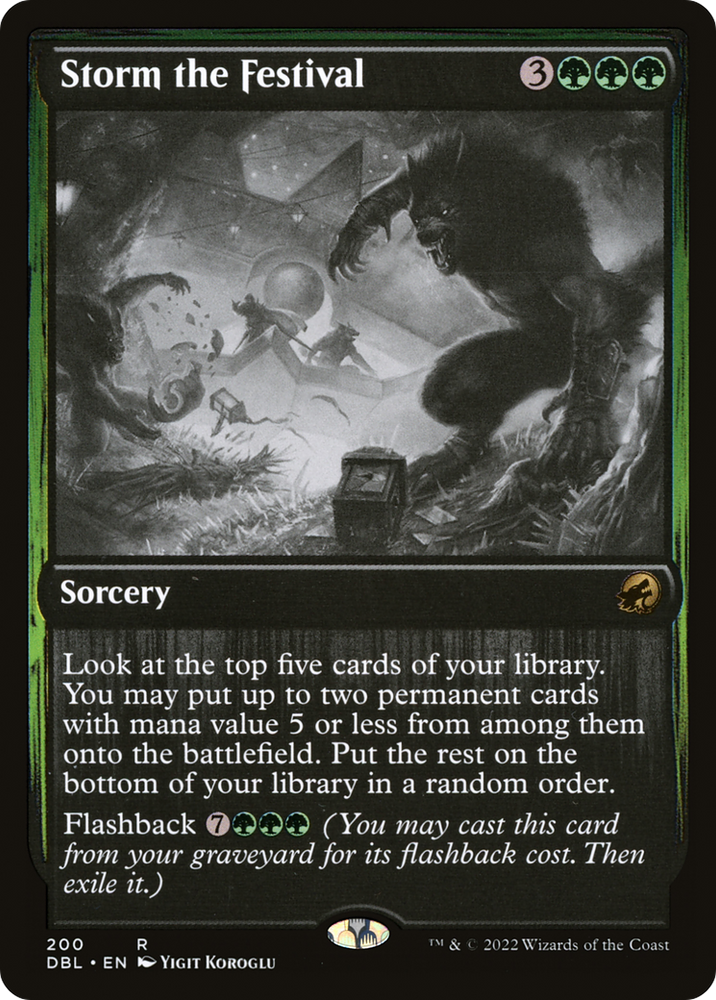 Storm the Festival (DBL-200) - Innistrad: Double Feature Foil