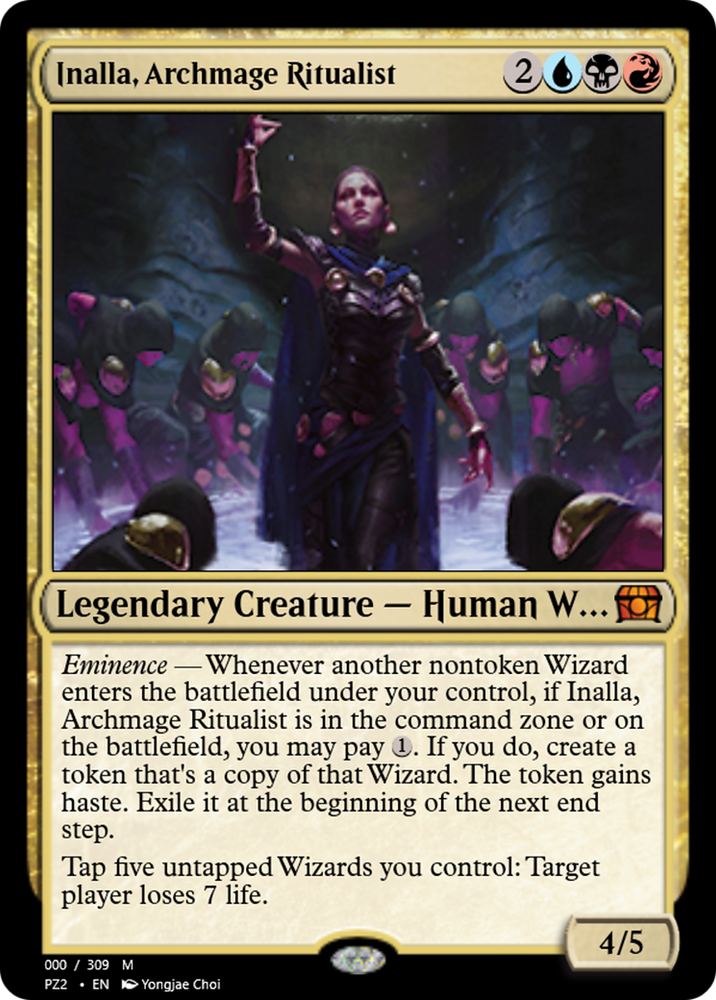 Inalla, Archmage Ritualist (PZ2-65737) - Treasure Chest Foil