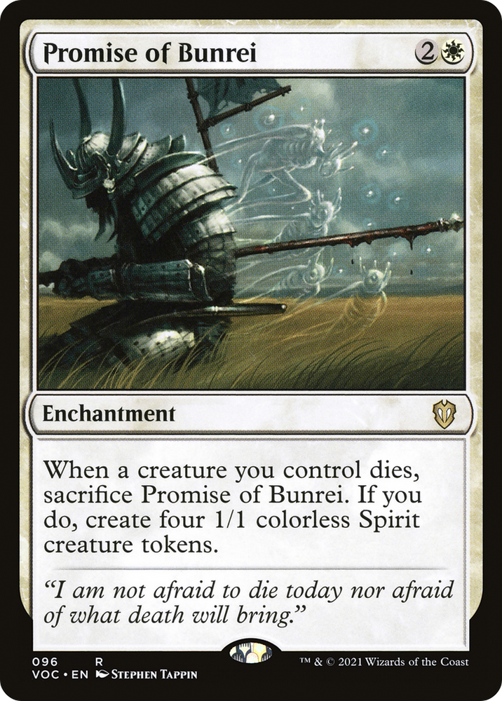 Promise of Bunrei (VOC-096) - Crimson Vow Commander