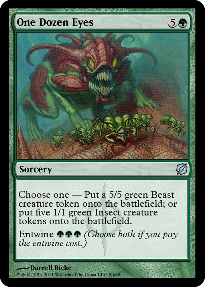 One Dozen Eyes (TD2-080) - Duel Decks: Mirrodin Pure vs. New Phyrexia