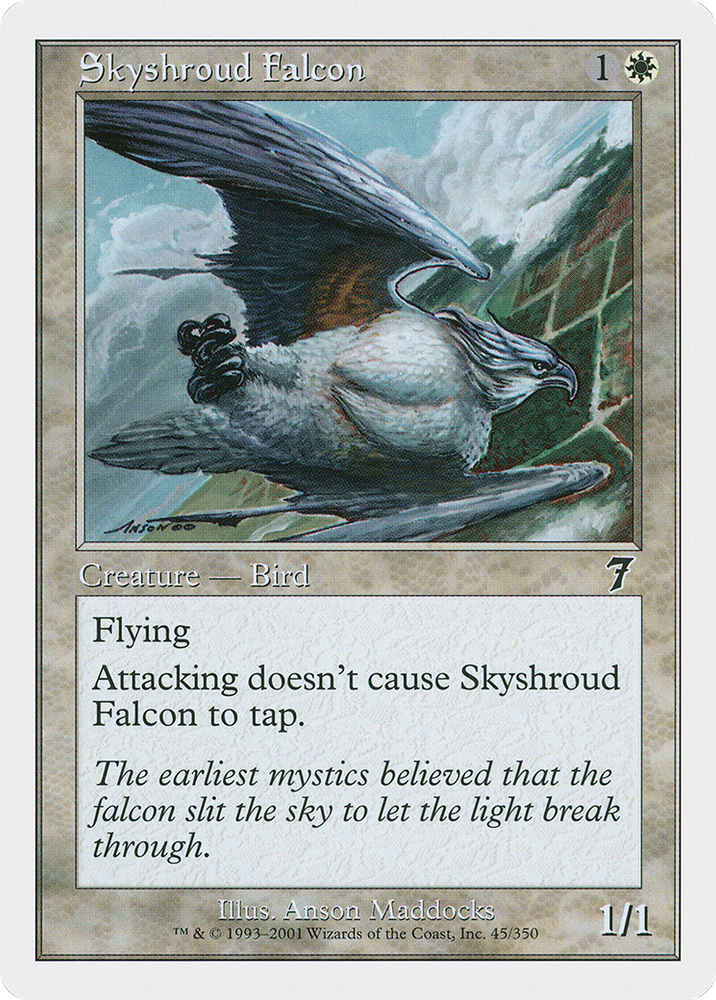 Skyshroud Falcon (7ED-045) - Seventh Edition