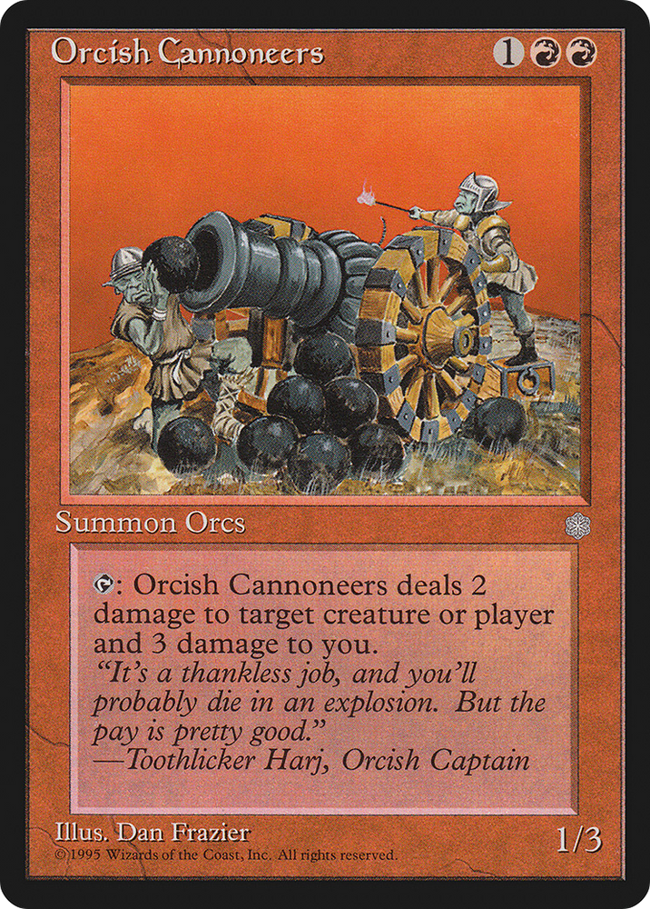 Orcish Cannoneers (ICE-) - Ice Age