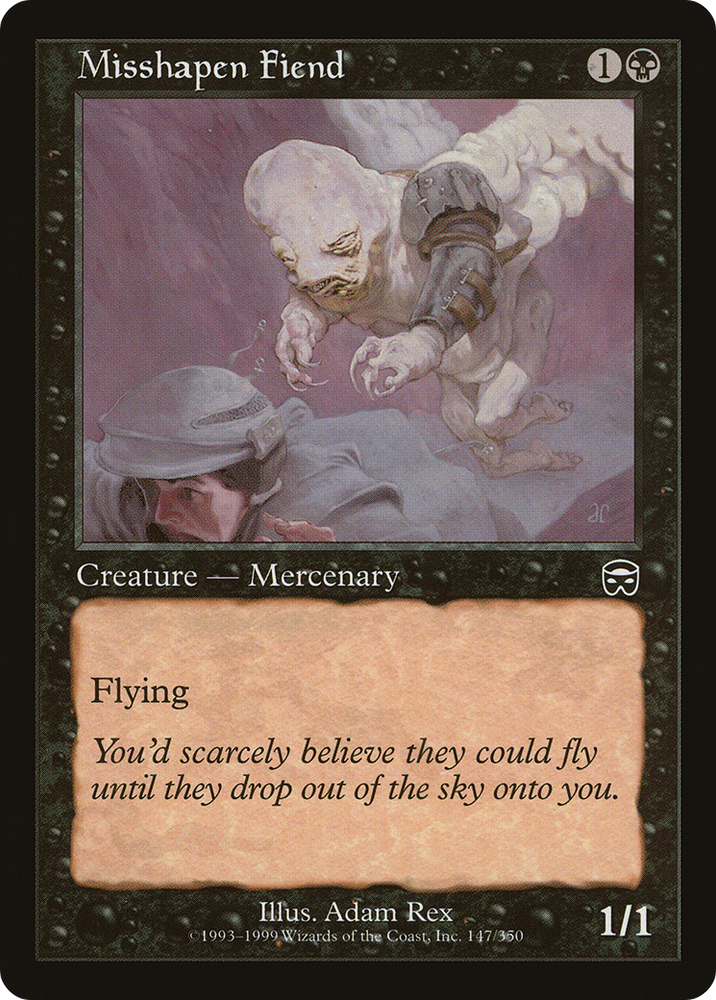 Misshapen Fiend (MMQ-147) - Mercadian Masques