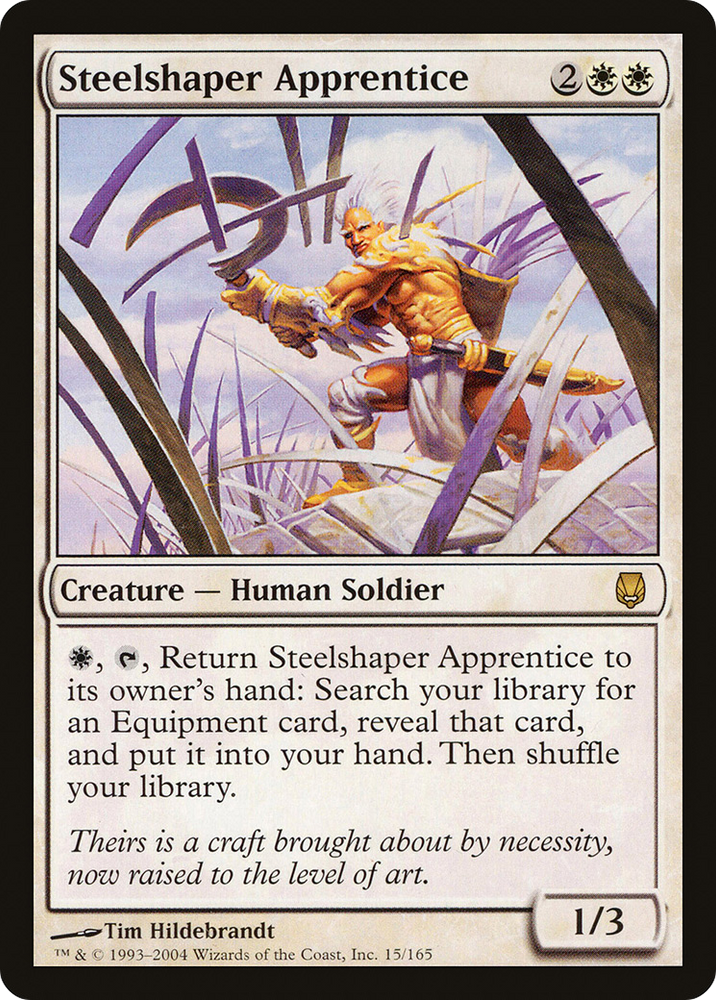 Steelshaper Apprentice (DST-015) - Darksteel Foil