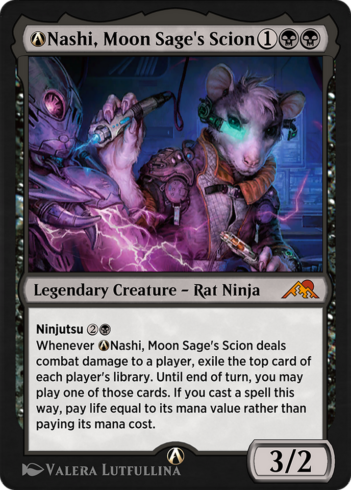 A-Nashi, Moon Sage's Scion (NEO-A-114) - Kamigawa: Neon Dynasty