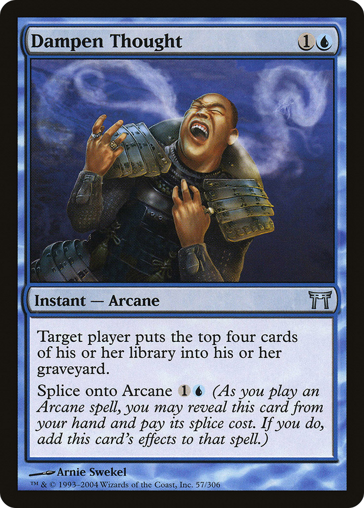 Dampen Thought (CHK-057) - Champions of Kamigawa Foil